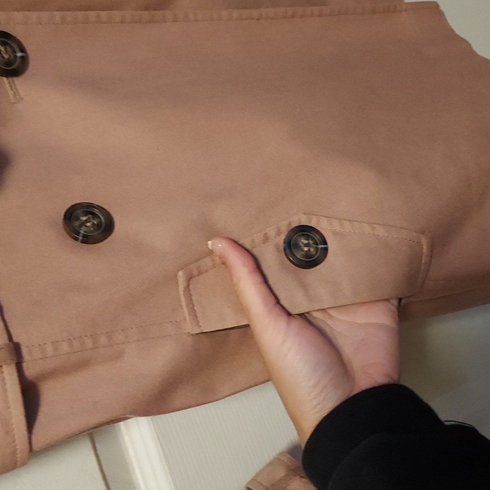 Pink Trench Coat | ASOS - Picture 6 of 7